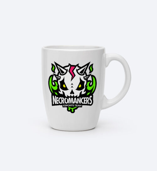 Necromancers Ceramic White Mug